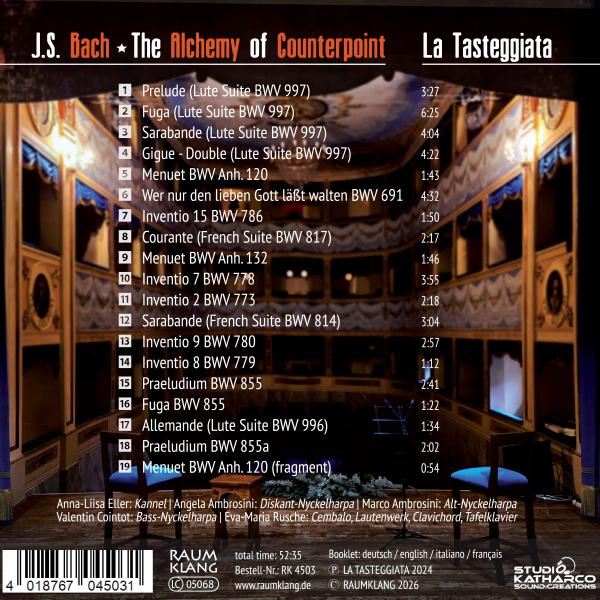 The Alchemy of Counterpoint - J. S. Bach - LA TASTEGGIATA